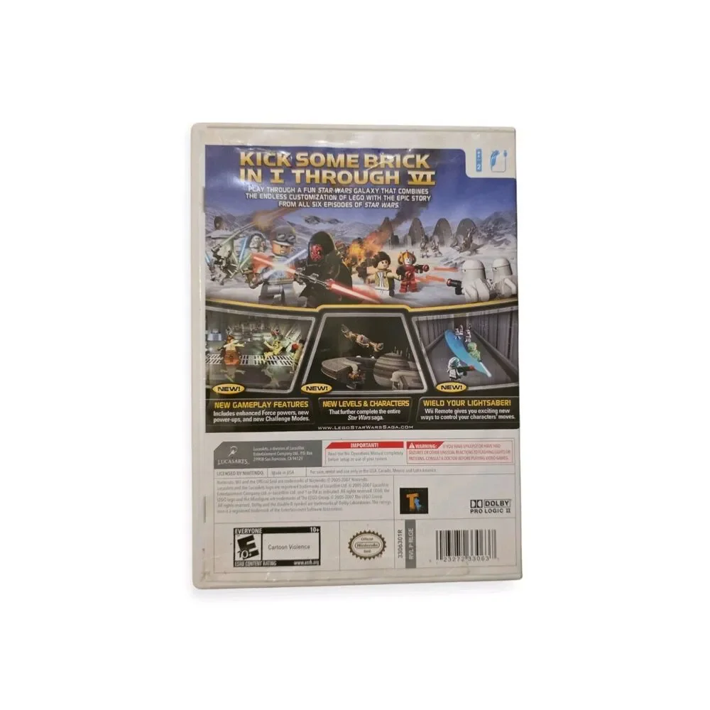 LEGO Star Wars The Complete Saga Nintendo Wii Authentic Untested
